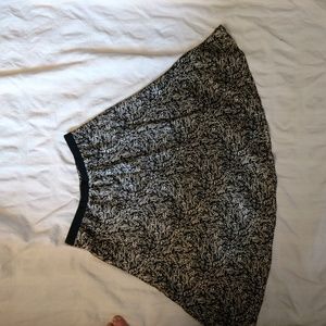 Silk flare midi skirt